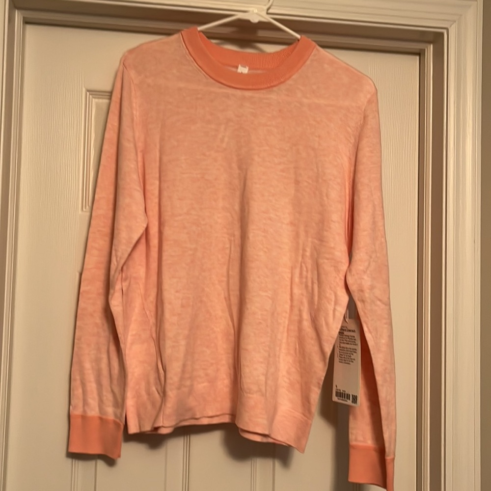 Lululemon silk-blend crewneck sweater